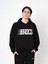 Unisex Oversize Kapüşonlu Baskılı Logo Sweatshirt 3