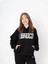Unisex Oversize Kapüşonlu Baskılı Logo Sweatshirt 4