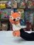 Peluş 25 cm El Kuklası Turuncu Tilki 2