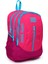 Sport Pembe Kırmızı Okul ve Günlük Sırt Çantası - Dört Gözlü - USB ve Aux Soketli 1
