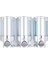 Aviva 3&apos;lü Duş Dispenseri, 3X330ML, Gümüş 1