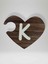 K Harfi (Sağ Parça) – Ahşap Puzzle Kalp Harf Magnet – Buzdolabı Süsü – Ikili Uyumlu (KOD:1016) 1