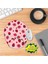 Çilek Desenli Mouse Pad Bilek Destekli 1