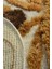 Kelebek Kahve 70X120 cm Halısı Yıkanabilir, Kaymaz Taban Yıkanabilir, Kaymaz Taban 2
