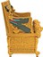 Mısır Dekorlu Takı Kutusu - Tut Thron Jewelry Box - Mısır Heykelleri 2