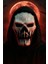Halloween Maske Iskelet Kuru Kafa Siyah Beyaz 2