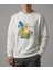 Erkek Bisiklet Yaka Simpsons Baskılı Regular Fit Sweatshirt Nefes Alan Baskılı Pamuklu Rahat 1