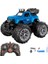 Oyuncak 4x4 Uzaktan Kumandalı Duman Atan 4 Çeker Motor Şarjlı Hız Vites Tuşlu Araba Buhar Atan Yüksek Teker Araba 15 Km/h Hız Mavi, Yeşil, Kırmızı (Mavi) 1