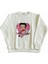 Kadın Bisiklet Yaka Betty Boop Baskılı Sweatshirt Regular Fit Nefes Alan Baskılı Pamuklu 2