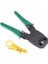 3’lü Modüler Irtibat – 4p-4c, 6p-6c ve 8p-8c RJ12 Ethernet Kablo Jak Çakma, Ağ ve Telefon Kablosu Sıkma Aracı-Kablo Soyucu Hediyeli-Asorti Renk 3