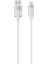 Hkm Tech Knıt Glam 2.1A Hızlı Şarj Destekli, Usb-A To Lightning Şarj ve Data Aktarım Kablosu, 1 Metre, Beyaz 1