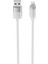 Hkm Tech Knıt Glam 2.1A Hızlı Şarj Destekli, Usb-A To Lightning Şarj ve Data Aktarım Kablosu, 1 Metre, Beyaz 3