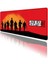Red Redemption Oyun Gaming Klavye Mouse Pad Masa Matı 70X30 cm 2