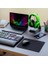 Goliathus Stealth - Oyun Mouse Pad&apos;i (Mikro Dokulu Dokuma, Ultra Ince 1,5 mm Kalınlık, Taşınabilir Oyun Fare Altlığı, Kaymaz Siyah Kumaş) Siyah 2