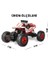 1:16 Ölçek 4x4 Uzaktan Kumandalı Rock Crawler Off Road Aracı 4 Çeker Şarjlı 20 Dk Kullanım Kırmızı ve Mavi Oyuncak Off Road Araba (Kırmızı) 2