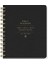 Fringe Studio Tarihsiz Günlük Planlayıcı, 160 Sayfa, 15,2 x 18,2 Cm, Çift Halkalı Spiral Ciltleme, Standart Siyah (877003) 1