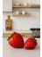 Dekoratif Polyester Çilek Yapay Meyve Obje Seti 2