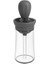 Fırçalı Cam Yağlık – Silikon Başlıklı, Sızdırmaz ve Ölçekli Sos & Yağ Dağıtıcı Şişe (20 Cm) 3
