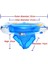 Bebek Havuzu Şamandırası, Güvenlik Koltuğu ile Bebek Yüzme Simidi, Çift Hava Yastıklı Pvc Şişme Yüzme Şamandırası, 6-48 Aylık Bebekler Için 2
