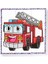 Manyetik Blok Çift Taraflı 9 Parçalı Mıknatıslı Itfaiye - Traktör Puzzle - 2 Görsel Yapboz 3