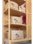 Jüt Dolap Içi Çamaşır Çocuk Odası Oyuncak Düzenleyici Katlanır Saklama Sepeti Organizer 24X17X15 1