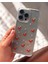 Iphone Uyumlu Şeffaf Simli Kirazlı Kılıf 1