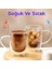 Çift Duvarlı Cam Kahve Kupası 250ML – Dayanıklı, Mikrodalga & Bulaşık Makinesi Uyumlu, 2’li Şık Set 1