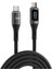 Juo 100W 5A Qc4.0 Dijital LED Ekranlı E-Mark Çipli USB Pd Type-C Hızlı Şarj ve Data Kablosu 2 Metre 2