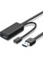 Ugreen USB Uzatma Kablosu Aktif 3.0 USB Uzatma Kablosu Super Speed Kablo Fiş A Soket A Soket A Sinyal Güçlendirici Tekrarlayıcı (5m) 1