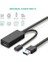Ugreen USB Uzatma Kablosu Aktif 3.0 USB Uzatma Kablosu Super Speed Kablo Fiş A Soket A Soket A Sinyal Güçlendirici Tekrarlayıcı (5m) 3