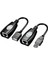 USB Extrender, 50 Metre RJ45, USB Uzatma Kablosu, Cat5 – Cat6 Uyumlu 3