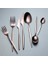 - Casablanca Rosagold Çatal Kaşık Bıçak Seti 84 Parça 2