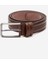 Hakiki Deri 3.5 cm Dikişli Erkek Klasik Kemer 517 Kahverengi 2