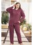 Çıtçıtlı Kaşkorse Battal Uzun Kollu Pijama Takımı 250487 1