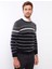 Yeni Sezon Bisiklet Yaka Uzun Kollu Çizgili Erkek Triko Kazak 2