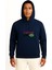 Kapüşonlu Yılbaşı Mode On Göğüs Baskılı Unisex Sweatshirt 1