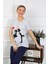 Moda Kadın Kısa Kol Penye Pijama Takımı 5
