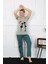 Moda Kadın Kısa Kol Penye Pijama Takımı 5