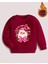 Punıx Kıds Meryy Christmas Serisi Yuvarlak Yaka Noel Baba Baskılı %100 Pamuk Kız Çocuk Sweatshırt 1