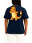 Oversize Charmander Cep ve Sırt Tasarımlı Unisex T-Shirt 4