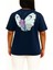 Oversize Butterfly Cep ve Sırt Tasarımlı Unisex T-Shirt 4