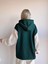 Kadın Kolları Triko Oversize Curve Tasarım Zümrüt Yeşil Sweatshirt 4