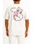 Oversize Mew Cep ve Sırt Tasarımlı Unisex T-Shirt 2