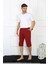 Moda Erkek Cepli Pamuk Lakost Kapri Bordo 1
