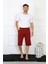 Moda Erkek Cepli Pamuk Lakost Kapri Bordo 2