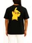 Oversize Pikachu Cep ve Sırt Tasarımlı Unisex T-Shirt 4