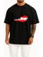 Oversize Avusturya Haritası Göğüs Baskılı Unisex T-Shirt 1