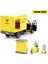 203747020 Dickie Dhl Delivery Setfreewheel Delivery Vehicle Packaging Statio 3