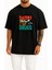 Oversize Drift Lastik Yakma Araba Göğüs Baskılı Unisex T-Shirt 1