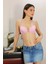 Moda Kadın Destekli Balenli Sütyen Pembe 4